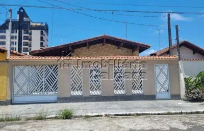 Casa para venda em praia grande, jardim imperador, 3 dormitórios, 2 suítes, 3 banheiros, 4 vagas