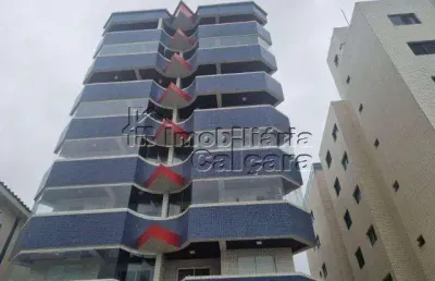 Apartamento para venda em praia grande, caiçara, 1 dormitório, 1 banheiro, 1 vaga