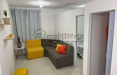 Apartamento para venda em praia grande, tupi, 1 dormitório, 1 banheiro