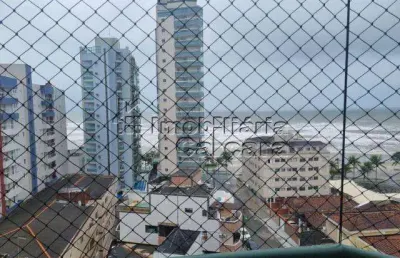 Apartamento com 02 dormitórios no caiçara á 100 metros da praia!