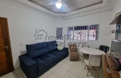 Casa para venda em praia grande, jardim imperador, 2 dormitórios, 1 suíte, 2 banheiros, 2 vagas