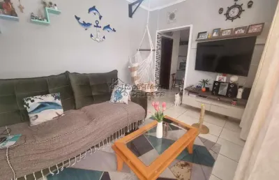 Apartamento com 01 dormitório, no bairro caiçara , á 500 metros da praia!!