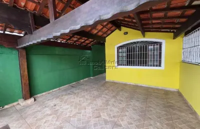Casa para venda em praia grande, maracanã, 1 dormitório, 1 banheiro, 1 vaga