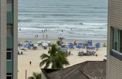 Apartamento para venda em praia grande, guilhermina, 1 dormitório, 1 banheiro, 1 vaga