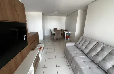 Lindo 95% mobiliado, andar alto, 3 quartos sendo 1 suíte, região privilegiada.