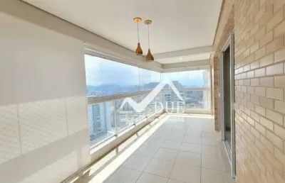 Varanda gourmet, andar alto, lazer completo, gonzaga, castell due piazze, 2 dormitórios à venda, 109 m² por r$ 1.550.000 - gonzaga - santos/sp