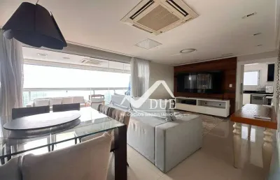 Apartamento porteira fechada  com 3 dormitórios à venda, 191 m² por r$ 2.990.000 - embaré - santos/sp