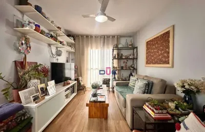 Apartamento com 2 dormitórios à venda, 97 m² por r$ 490.000,00 - marapé - santos/sp
