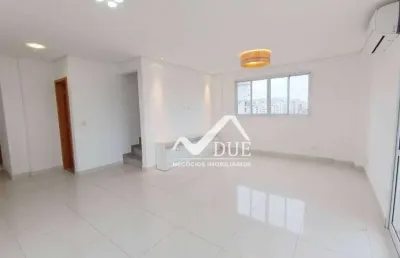 Apartamento duplex, 127 m² - venda por r$ 2.200.000,00 ou aluguel por r$ 8.000,00/mês - boqueirão - santos/sp