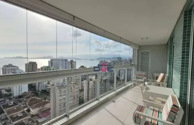 Apartamento com 3 dormitórios, 144 m² - venda por r$ 2.330.000 ou aluguel por r$ 13.000/mês - ponta da praia - santos/sp
