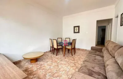 Apartamento com 2 dormitórios, 90 m² - venda por r$ 590.000 ou aluguel por r$ 3.800/mês - boqueirão - santos/sp