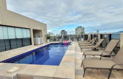 Cobertura com 2 dormitórios à venda, 245 m² por r$ 2.580.000,00 - pompéia - santos/sp