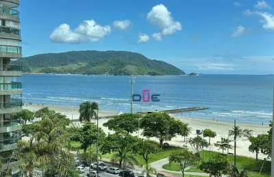 Apartamento com 3 dormitórios para alugar, 130 m² por r$ 8.800,00/mês - boqueirão - santos/sp
