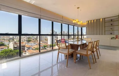 Cobertura com 2 dormitórios à venda, 175 m² por r$ 2.700.000 - boqueirão - santos/sp