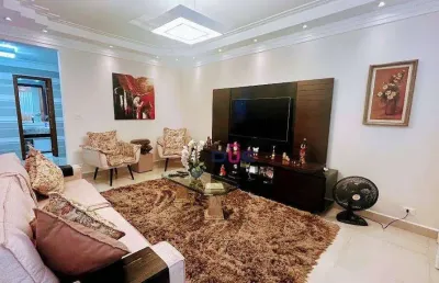 Casa com 3 dormitórios à venda, 277 m² por r$ 1.850.000 - campo grande - santos/sp