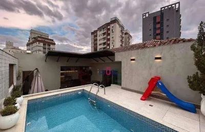 Casa com 3 dormitórios à venda, 170 m² por r$ 1.900.000 - embaré - santos/sp