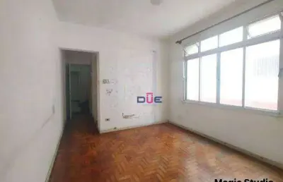 Apartamento com 1 dormitório à venda, 50 m² por r$ 385.000,00 - embaré - santos/sp