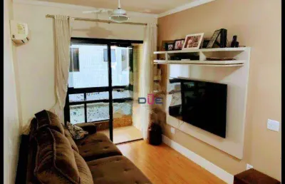 Apartamento com 2 dormitórios à venda, 68 m² por r$ 425.000,00 - aparecida - santos/sp