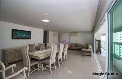 Apartamento com 4 dormitórios à venda, 191 m² por r$ 1.900.000 - gonzaga - santos/sp