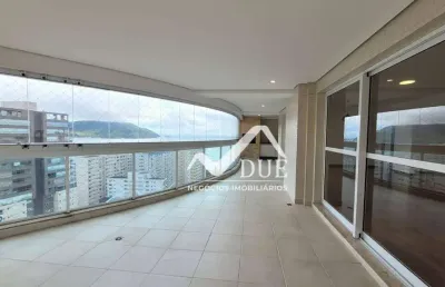 Apartamento com 4 dormitórios, 204 m² - venda por r$ 3.200.000,00 ou aluguel por r$ 18.000,00/mês - embaré - santos/sp