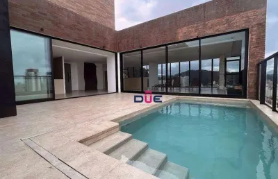 Cobertura com 4 dormitórios à venda, 320 m² por r$ 5.000.000,00 - josé menino - santos/sp