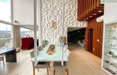 Cobertura com 4 quartos, 345 m² - venda por r$ 4.800.000 ou aluguel por r$ 20.651/mês - jardim samambaia - jundiaí/sp