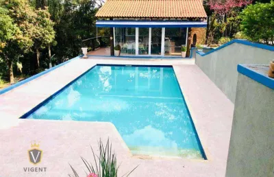 Chácara com 4 dormitórios à venda, 56000 m² por r$ 9.000.000,00 - traviú - jundiaí/sp