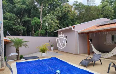 Chácara com 3 dormitórios à venda, 380 m² por r$ 850.000,00 - parque iramaia - campo limpo paulista/sp