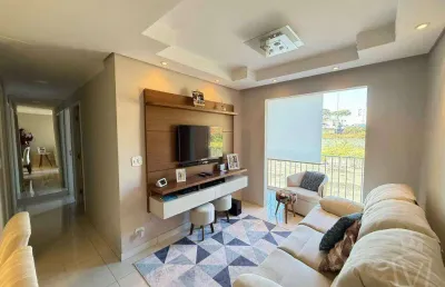 Apartamento com 3 dormitórios à venda, 73 m²  - jardim tamoio - jundiaí/sp