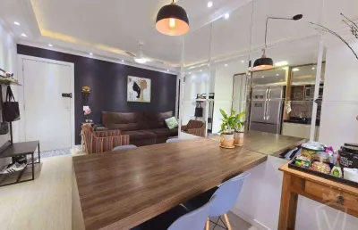 Apartamento de 67m² com 2 quartos sendo uma suíte no condomínio tons de ipanema - medeiros - jundiaí/sp