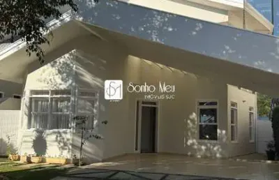 Locação de belíssima casa de 4 dormitórios no condomínio sunset park