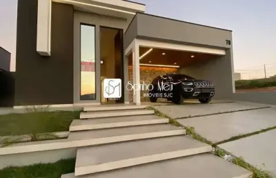 Oportunidade-venda linda casa térrea - condomínio santa mônica - caçapava