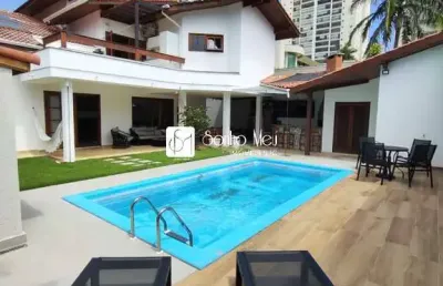 Venda ou locação casa maravilhosa 4 suítes-cond. fechado - jd. aquarius ii