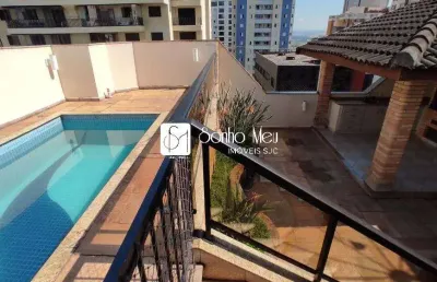 Cobertura plana 262m² à venda ou locação no jardim aquarius – sjc