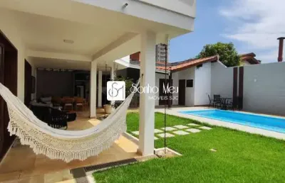 Locação casa maravilhosa 4 suítes-cond. fechado - jd. aquarius ii