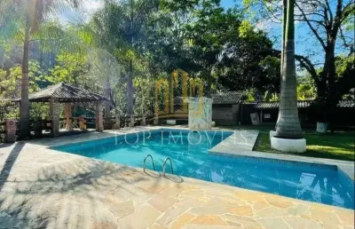 Chacara casa terrea estilo rustico com 3 dormitorios sendo 2 suites -  sta branca