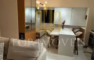 Maravilhoso apartamento tres dormitorios com varanda suite lazer completo no parque industrial