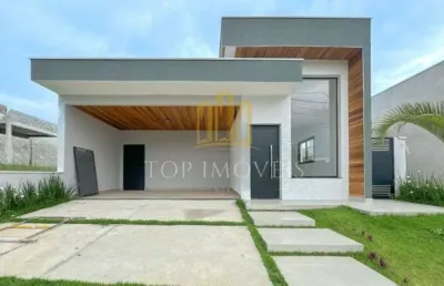 Excelente casa terrea no malibu 3 dormitorios 1 suite condominio clube de alto padrao
