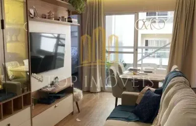 Maravilhoso apartamento dois dormitorios varanda repleto de planejados