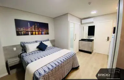 Studio mobiliado centro de sp, vista exterior | locação r$ 2.250,00 olx zap viva real chaves na mão