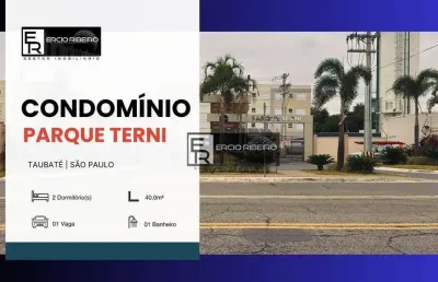 Apartamento com 2 dormitórios à venda, 41 m² por r$ 220.000,00 - piracangaguá - taubaté/sp