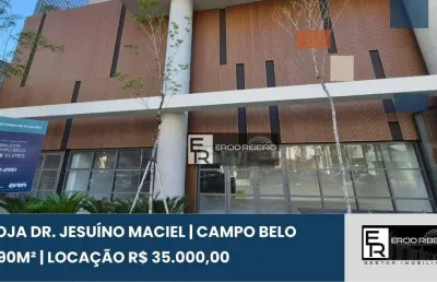 Loja para alugar, 390 m² por r$ 35.396,00/mês - campo belo - são paulo/sp