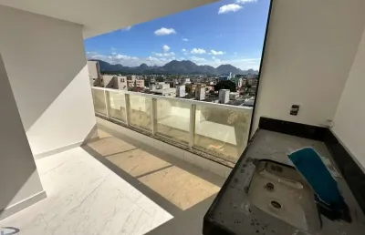 Apartamento 2 quartos à venda com vista para o mar da praia do morro, guarapari es. lazer completo na cobertura.