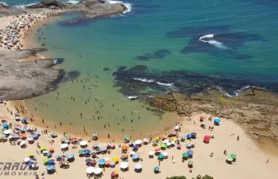 Apartamento frente mar à venda com 4 suítes no centro de guarapari-es