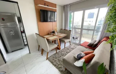 Apartamento 2 quartos à venda na praia do morro, guarapari-es. montado e decorado, lazer completo, vista mar.