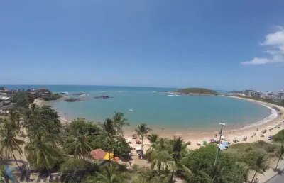 Apartamento 4 quartos à venda de frente para o mar da enseada azul, peracanga, guarapari-es