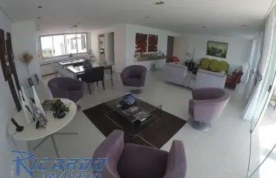 Luxuoso apartamento 4 quartos, suítes à venda de frente para o mar da praia do morro - guarapari es