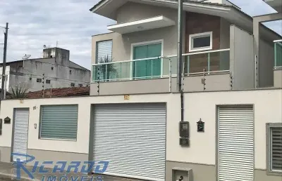 Casa duplex  alto padrão 4 quartos -  à venda - praia do morro, guarapari-es.