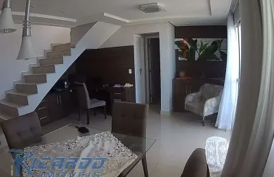 Cobertura à venda 3 quartos suítes, vista para o mar na enseada azul em guarapari-es.