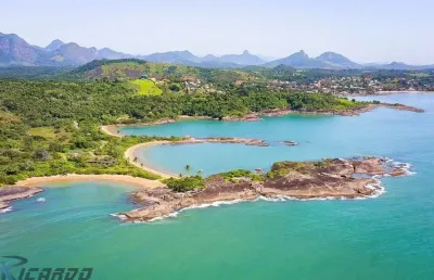 Lote à venda no condomínio fechado alphaville com vista para mar das três praias, guarapari - es